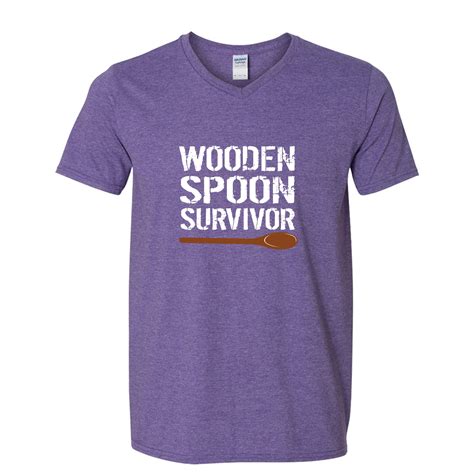 Wooden Spoon Survivor Mens V Neck T Shirt Etsy