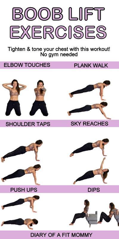 a complete guide line of boob lift exercises secrets