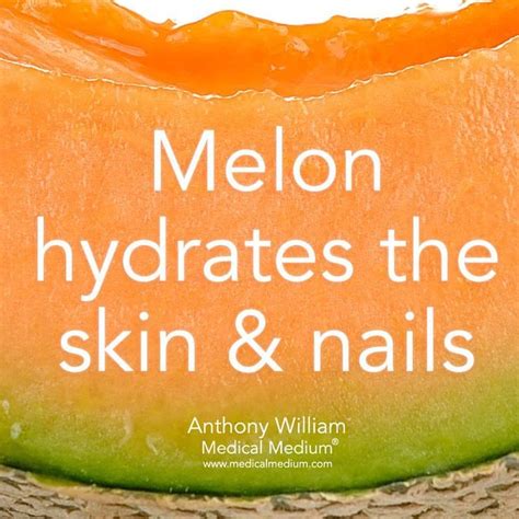 Melon Hydrates The Skin And Nails🌟 Learn More About The Healing Benefits