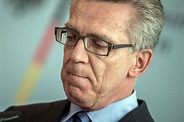 Bundesinnenminister Thomas de Maizière (CDU) verschärft die Tonlage ...