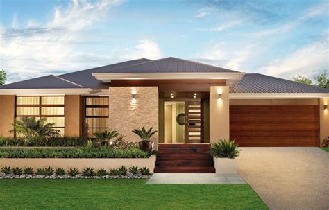 Single Story Modern Home Design Simple Contemporary House Plans Simple