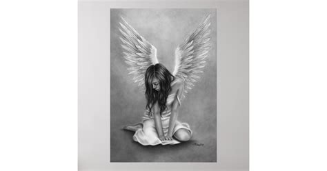 Heartbroken Angel Poster Zazzle