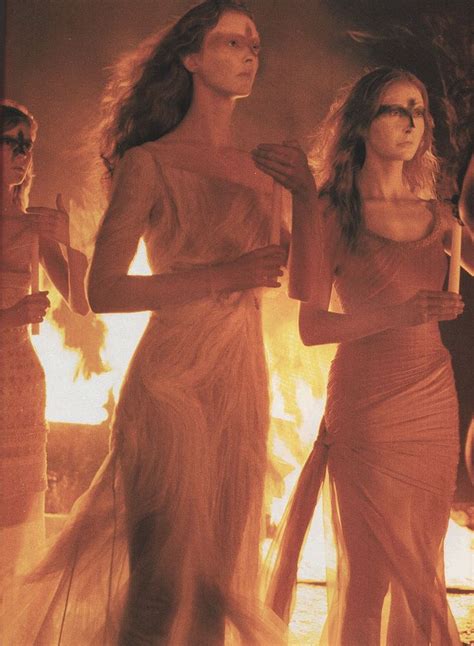 Followers Of Rhllor Performing The Night Ritual © Steven Meisel