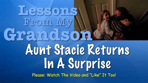 Lessons From My Grandson Aunt Stacie Returns YouTube