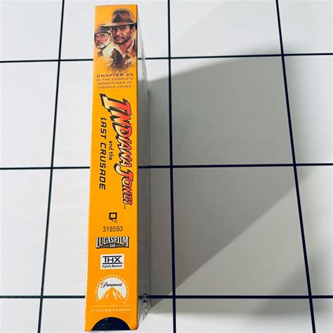 Indiana Jones And The Last Crusade Vhs Factory Sealed Etsy