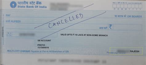 Member Name Not Printed On Cancelled Cheque Meaning In Epfo