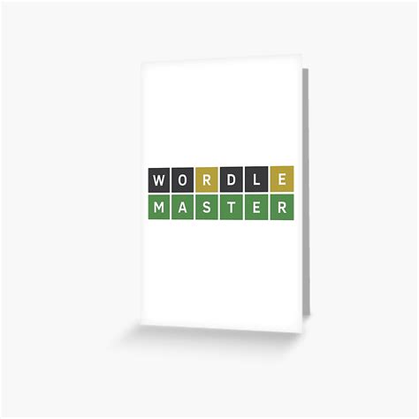Wordle Master Wordle Style Greeting Card By Designliterally Redbubble