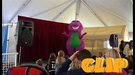 Barney Makes An Appearance At The Edaville Fun Festival💜💚💛 Clip