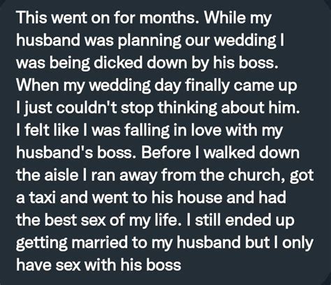 Pervconfession On Twitter She Fucks Her Husbands Boss