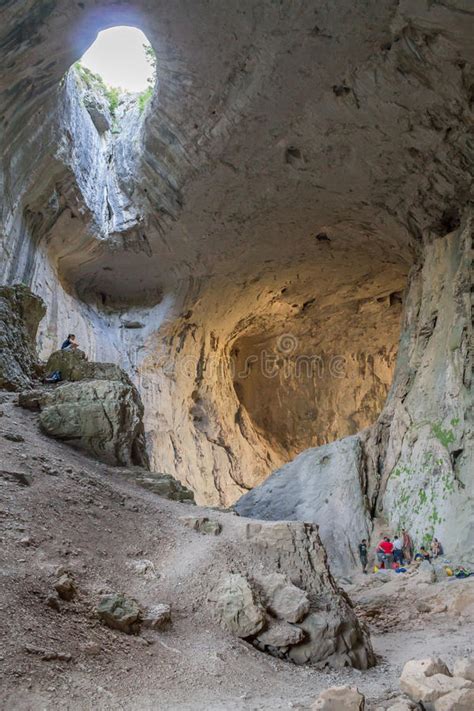 Eyes Of God Cave In Bulgaria Editorial Photography