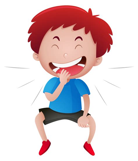 Little Boy Laughing Alone 370136 Download Free Vectors Clipart