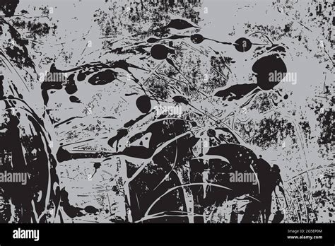 Old Grunge Texture Abstract Illustration Retro Texture Dark Black