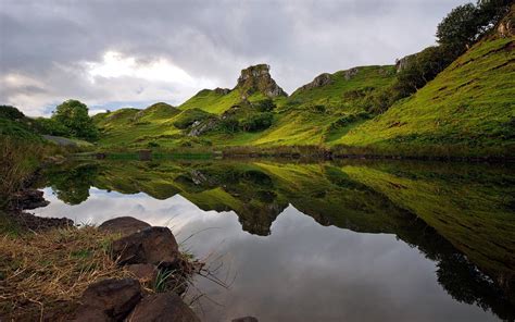 Photo Of Body Of Water And Hills Landscape Nature Scotland Skye Hd