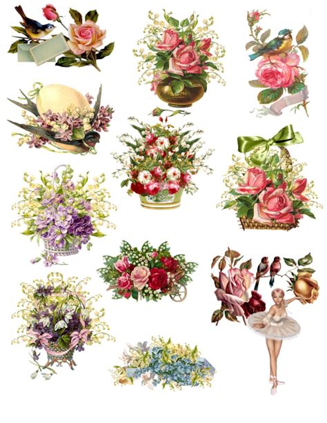 Heirlooms For You - Free clipart | Floral printables, Vintage printables, Free vintage printables