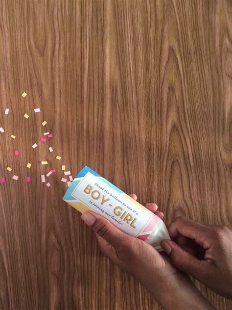 The most common diy gender reveal material is latex. DIY Gender Reveal Confetti Cannon | Confetti gender reveal ...