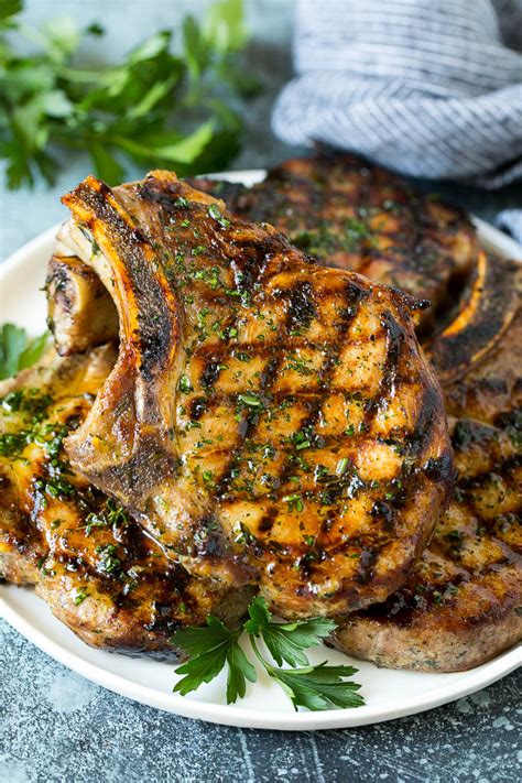 They are then smoked and seared on the grill for a deep smoky flavor before being finished with a the different pork chop cuts. Recipe For Grilled Pork Loin Chops - Image Of Food Recipe