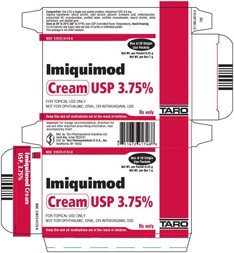 Imiquimod Cream Package Insert