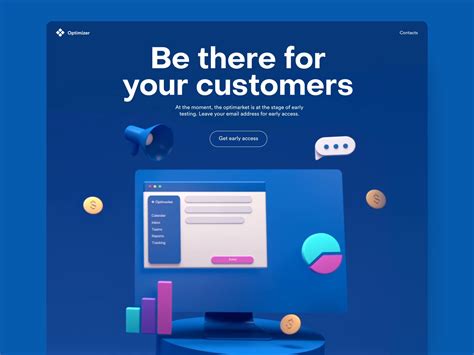 Newcoming Product Landing Page By Tubik On Dribbble