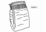 Diaper Drawing Sketch Paintingvalley Line Drawings Sketches sketch template