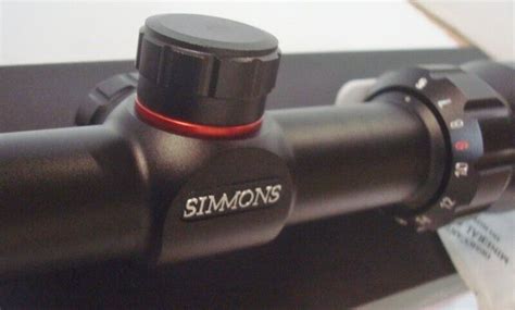 Simmons 8 Point Scope 6x 18x 50mm Truplex W1 Weaver Stlye Rings