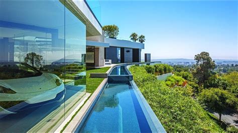 Beverly Hills Contemporary Luxury Home With Dramatic Views Youtube