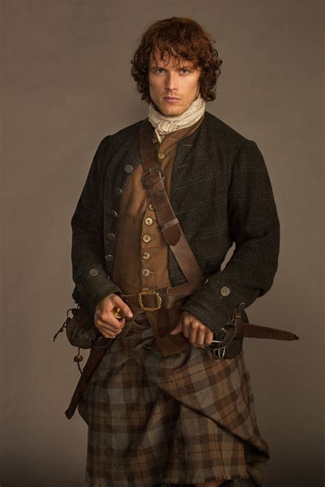 Sam Heughan As Jamie Fraser Outlander Character Pictures Popsugar