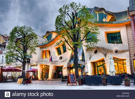 The crooked house (sopot, poland). crooked house (krzywy domek), Sopot, Poland Stock Photo ...