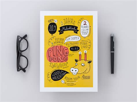 Beautiful Hand Illustrated Yellow Event Poster Idea Venngage Flyer
