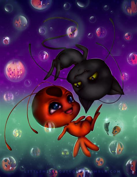 Tikki And Plagg Miraculous Ladybug Fan Art 40278721 Fanpop