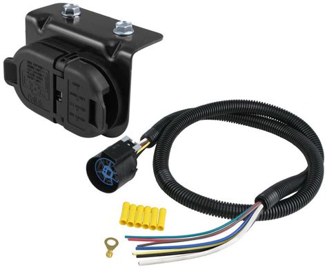 Here's the wiring diagrams showing the pin out for the plug and socket for the most common circle and rectangle trailer connections in use in australia. Pollak 7-Pole and 4-Pole Trailer Connector Sockets w ...