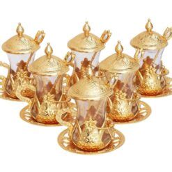 Turkish Tea Set For 6 Favorite Collection TurkishBOX