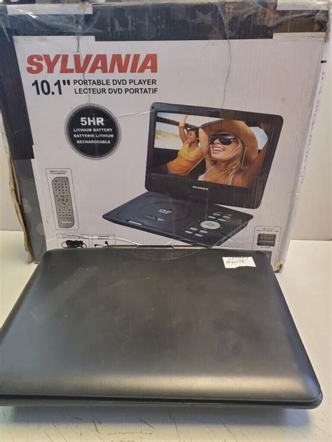 Sylvania Sdvd1030 Portable Dvd Player 10 Broken Tray No Accessories