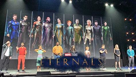 Check out the new poster above. Marvel: 'The Eternals' exhibe los trajes de los personajes ...