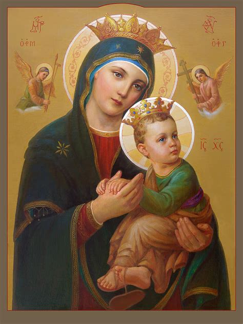 Our Lady Of Perpetual Help Perpetuo Socorro Painting By Svitozar