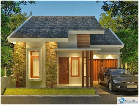 Desain rumah minimalis type 36 lengkap dengan gambar sketsa denah dan fasad bagian depan. 65 Model Desain Rumah Minimalis 1 Lantai Idaman | Dekor Rumah