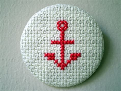 Cross stitch patterns for cover buttons. salty oat: modern handmade quilts: cross-stitch project ...