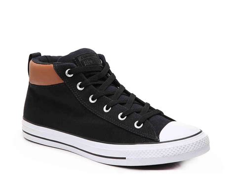 Converse Chuck Taylor All Star Mid Space Mid Top Sneaker In Black For