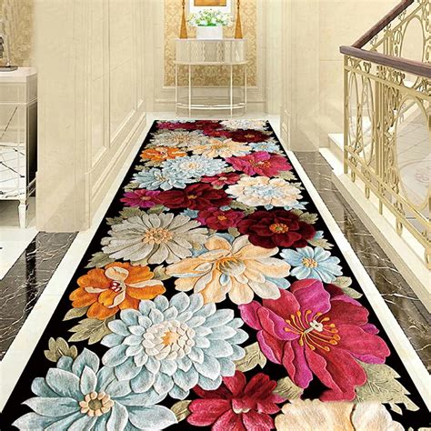3d Creative Flower Carpets European Hallway Doormat Bedroom Living Room