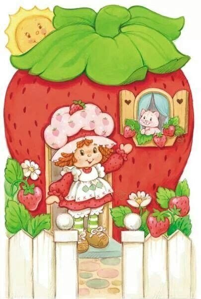 Berry Happy House Strawberry Shortcake Cartoon Strawberry Shortcake