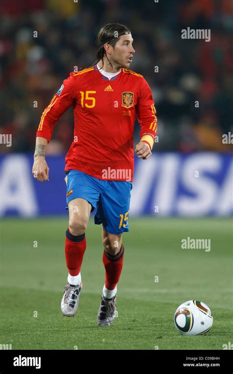 Sergio Ramos Of Spain In Action During A 2010 Fifa World Cup Group H