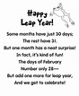 Leap Year Froggy Puppet and Poem | Poems for students, Joker love ...