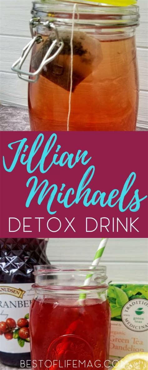 Jillian Michaels Detox Drink Recipe Detox Drinks For Weight Loss