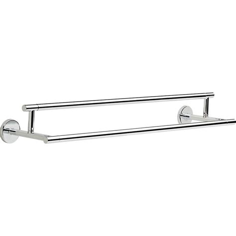 Delta Trinsic 24 In Double Towel Bar In Chrome 75925 The Home Depot