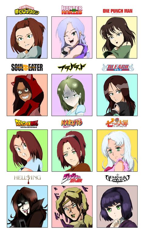 Anime Style Challenge My Ocs By Fancyfanj On Deviantart