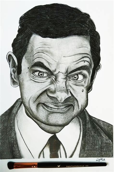 Mr Bean Portrait Drawing Drawing People Faces Marvel Art Drawings