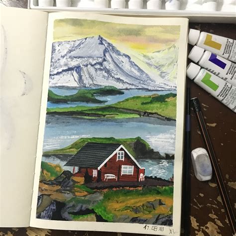 Iceland Art World Painting Landscape Paintings