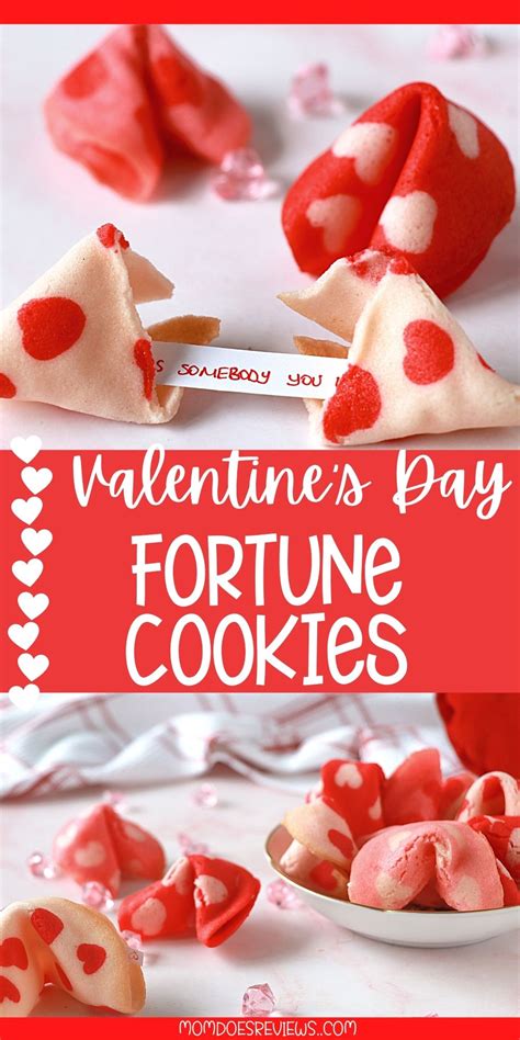 Sweet Valentines Fortune Cookie Recipe Mom Does Reviews