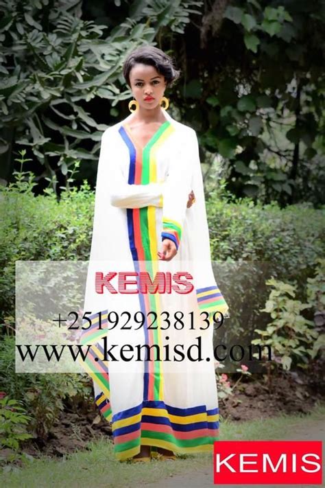 Robe Traditionnelle éthiopienne Ethiopian Robes Habesha Robe Etsy