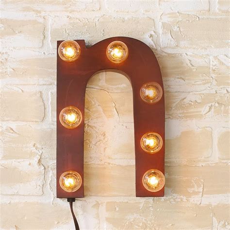 Vintage Style Sign Letters Sconce Sconce Shades Sconces Globe Bulbs