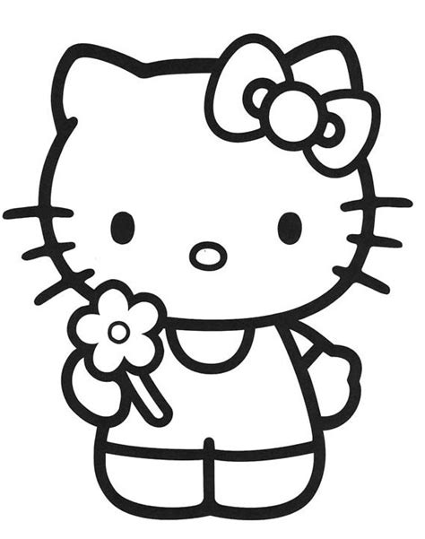 Hello Kitty Dibujos Para Imprimir Y Colorear Lamina 1